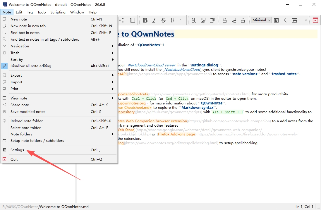 QOwnNotes中文纯净版 QOwnNotes中文纯净版