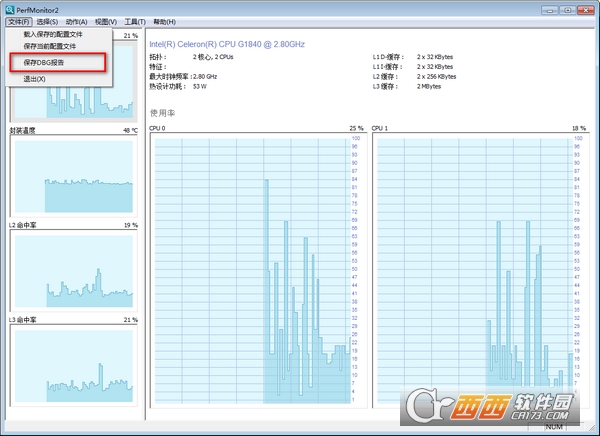CPUID PerfMonitor监控CPU性能