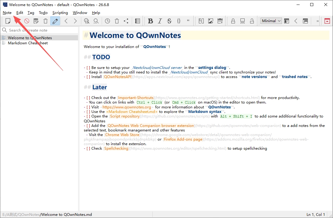 QOwnNotes中文纯净版 QOwnNotes中文纯净版