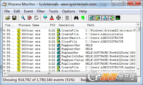 Process Monitor(Windows监视)