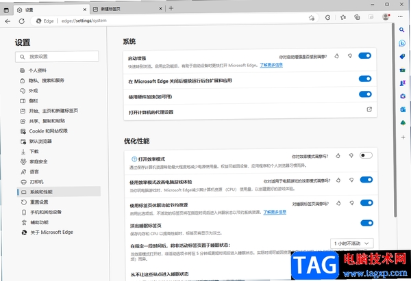 Thooe随E浏览器 设置界面 硬件加速 选项