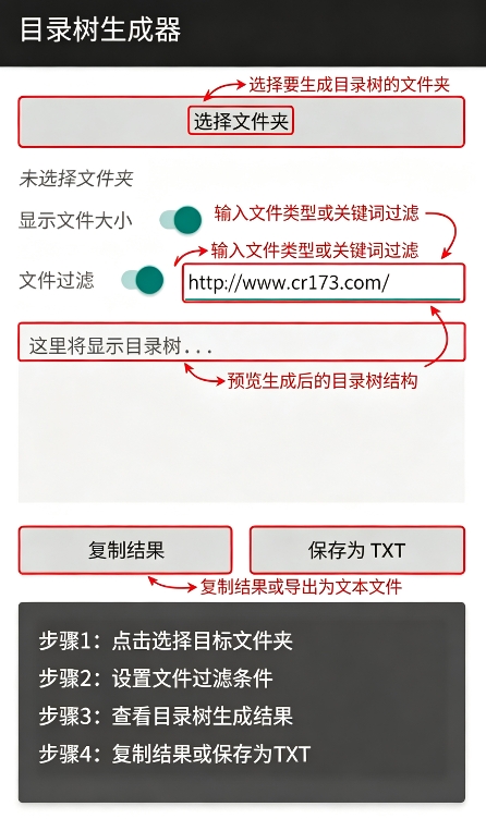 安卓目录树生成器