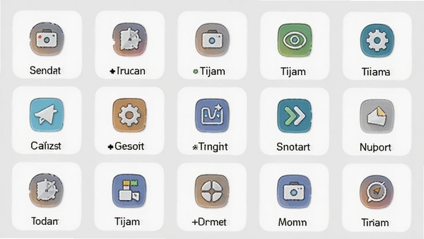 Tijam功能聚合界面，展示多个小工具图标网格排列，每个图标下方标注名称，背景为浅灰色，整体风格简洁有序，突出Tijam的多功能特性。