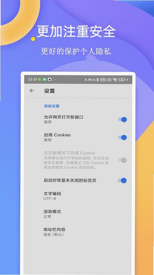 闪电安全浏览器官方下载页面
