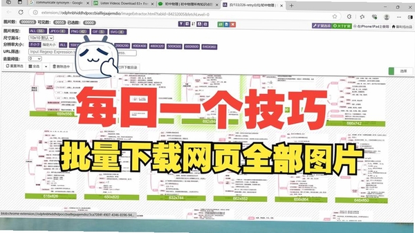 网页图片批量下载专家 安装教程