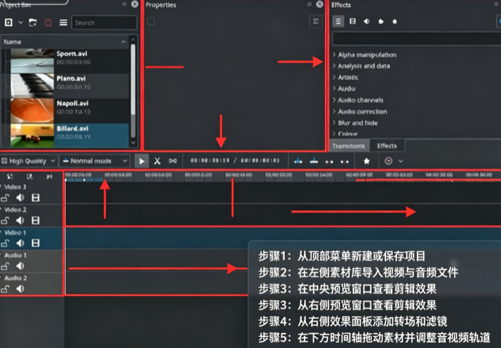Kdenlive视频剪辑软件 Kdenlive视频剪辑软件