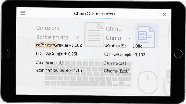 Chmu Translate 文本翻译功能界面，显示中英对照翻译结果，背景有键盘与文档图标，风格清爽，突出翻译准确性