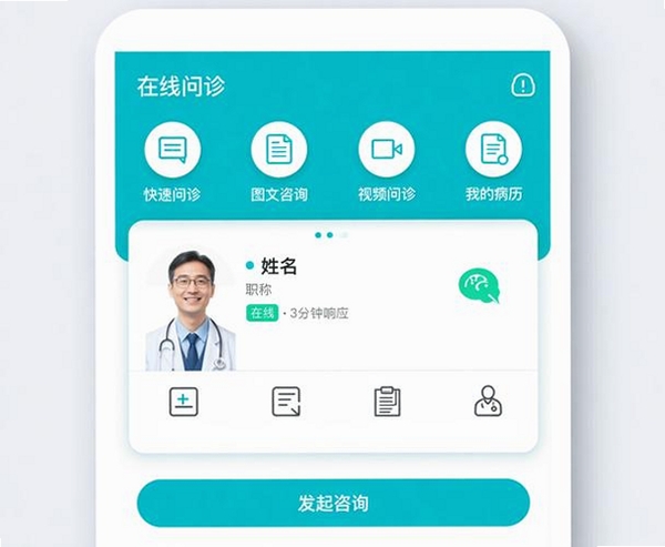 华诊中医 问诊 界面