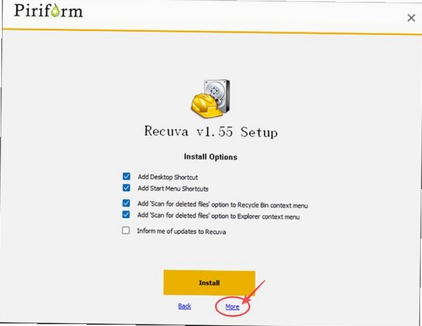 Recuva 安装向导 中文版 截图
