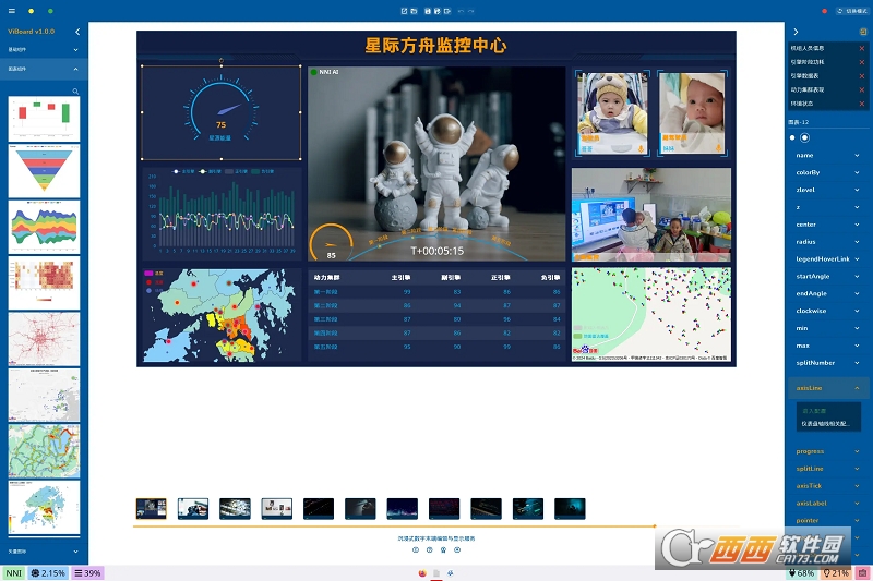 ViBoard数据可视化大屏分析软件 ViBoard数据可视化大屏分析软件