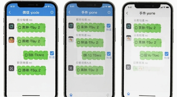 全效深度清理大师 微信专清模式 手机聊天软件清理 分类勾选 旧文件筛选 蓝色勾选框 简洁界面