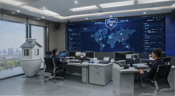 万为安保 事件上报界面 图片上传 语音描述 协同处置流程 安防指挥中心