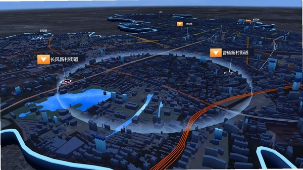 3D高清街景地图 城市街道全景预览图