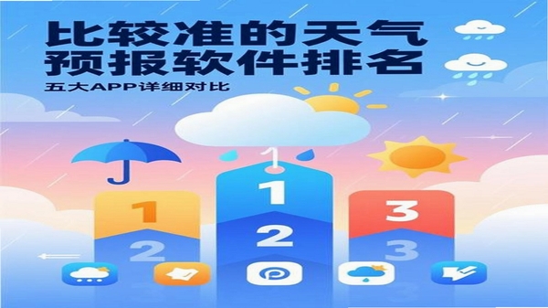 天气预报软件 对比 推荐