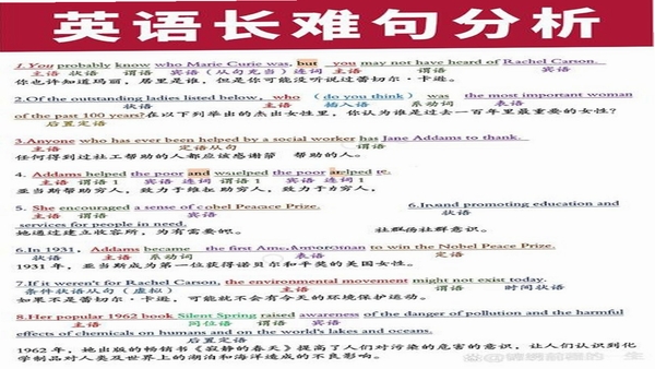 适趣高阶英语长难句拆解界面