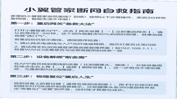 小翼管家 常见问题 解决方法