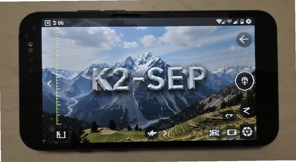 K2-SEP 安卓手机运行界面预览图