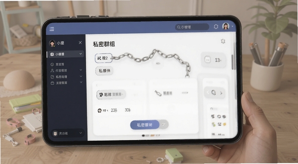 小链 私密群组管理界面