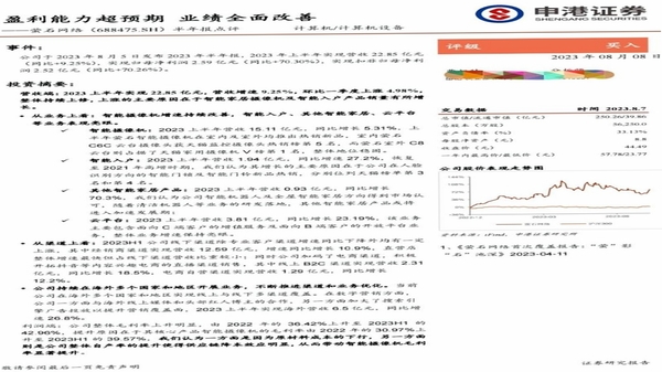 研报客 研报阅读界面截图