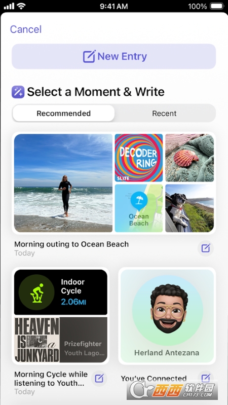 苹果手记日记Journal App