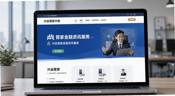 兴业管家金融资讯服务页面图