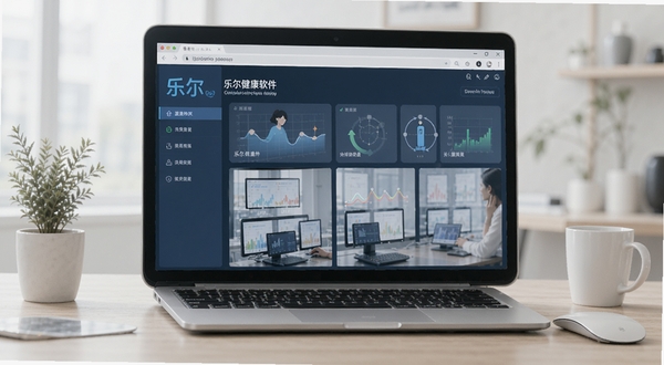 乐尔健康软件功能界面预览图