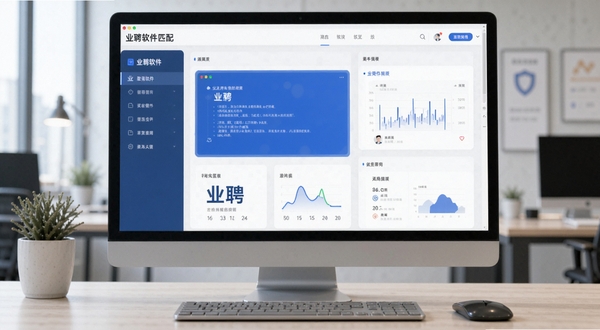 业聘软件智能匹配界面预览图