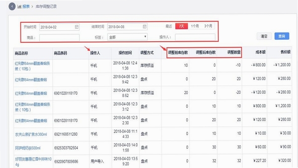 记库存 版本更新 功能改进
