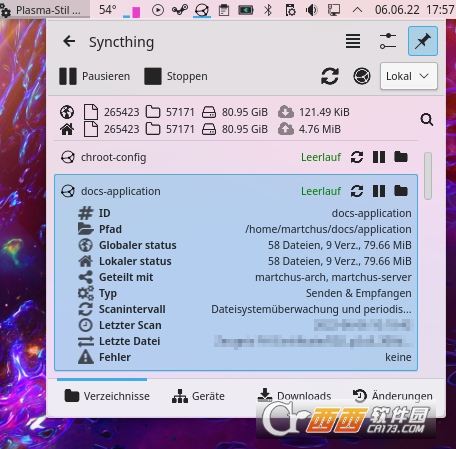 Syncthing Tray Syncthing Tray