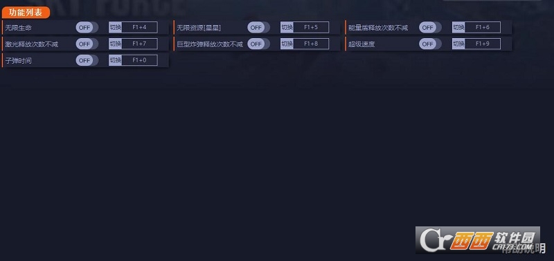 傲气雄鹰七项修改器 傲气雄鹰七项修改器