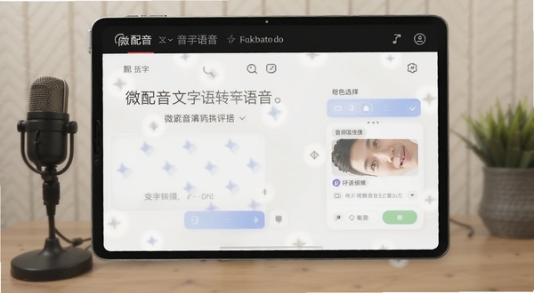 微配音文字转语音 音色选择界面预览图
